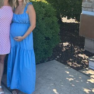 Abercrombie & Fitch Blue Maxi Dress